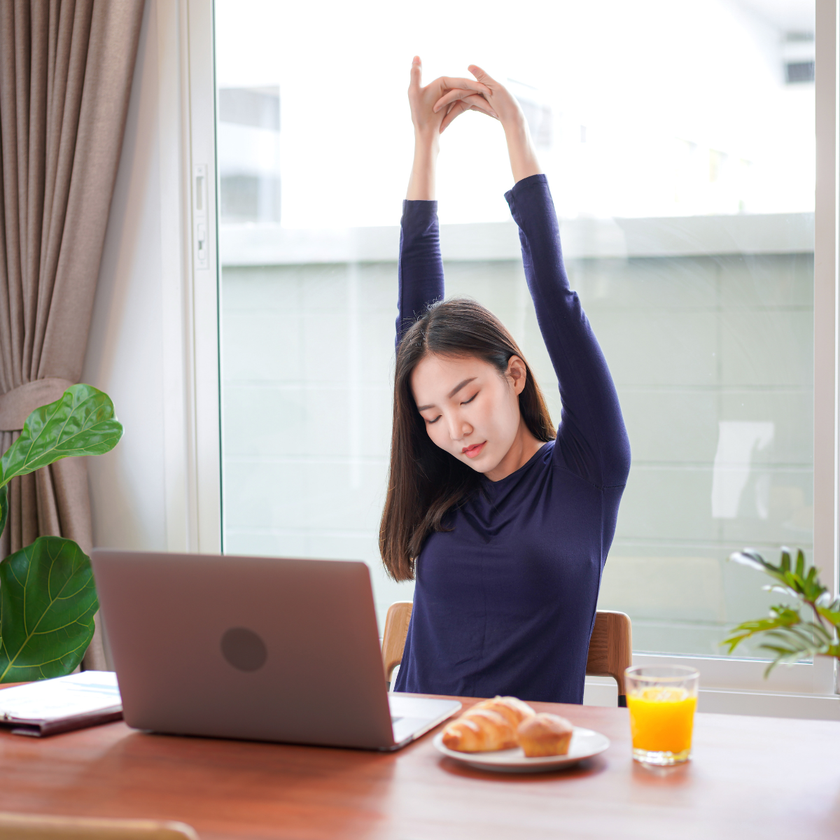 Posture physique au travail participe au bien être.